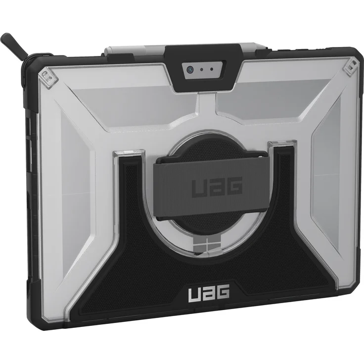 Urban Armor Gear Plasma Hülle für Microsoft Surface Pro 7 - Pro 6 - Pro 5 - Pro 4 (Microsoft zertifiziert, Type-Cover kompatibel, Surface Pen Halterung, Standfunktion, Schultergurt) - transparent – Bild 2