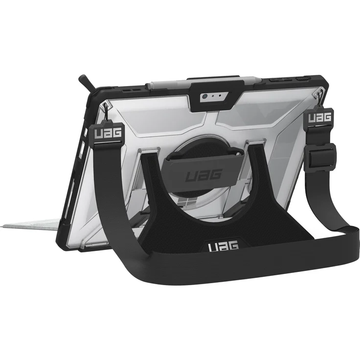 Urban Armor Gear Plasma Hülle für Microsoft Surface Pro 7 - Pro 6 - Pro 5 - Pro 4 (Microsoft zertifiziert, Type-Cover kompatibel, Surface Pen Halterung, Standfunktion, Schultergurt) - transparent – Bild 8