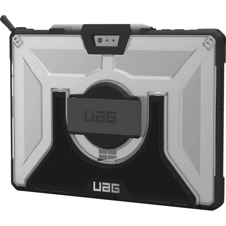 Urban Armor Gear Plasma Hülle für Microsoft Surface Pro 7 - Pro 6 - Pro 5 - Pro 4 (Microsoft zertifiziert, Type-Cover kompatibel, Surface Pen Halterung, Standfunktion, Schultergurt) - transparent – Bild 1
