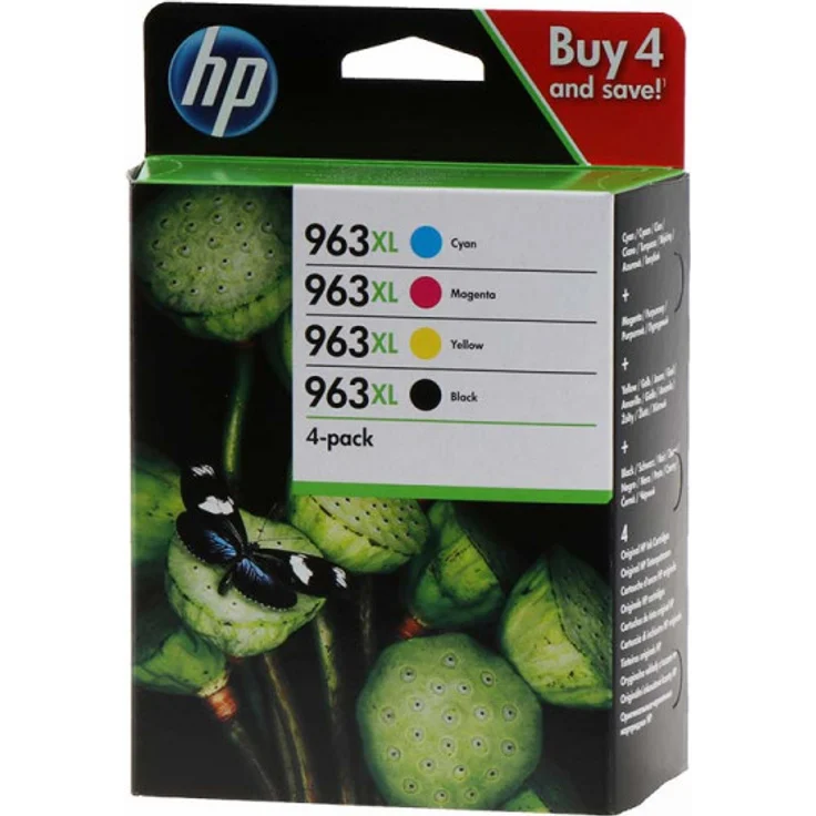 HP 963XL (3YP35AE) Multipack Original Druckerpatronen mit hoher Reichweite (für HP Officejet Pro 9010, 9012, 9015, 9016, 9019, 9020, 9022, 9025) schwarz, rot, gelb, blau – Bild 7
