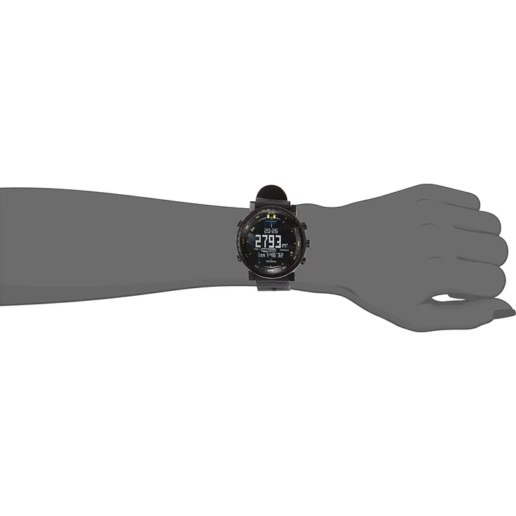Suunto Core Smartwatch Unisex, 49,1 mm, Kunststoffarmband, Black Yellow – Bild 3