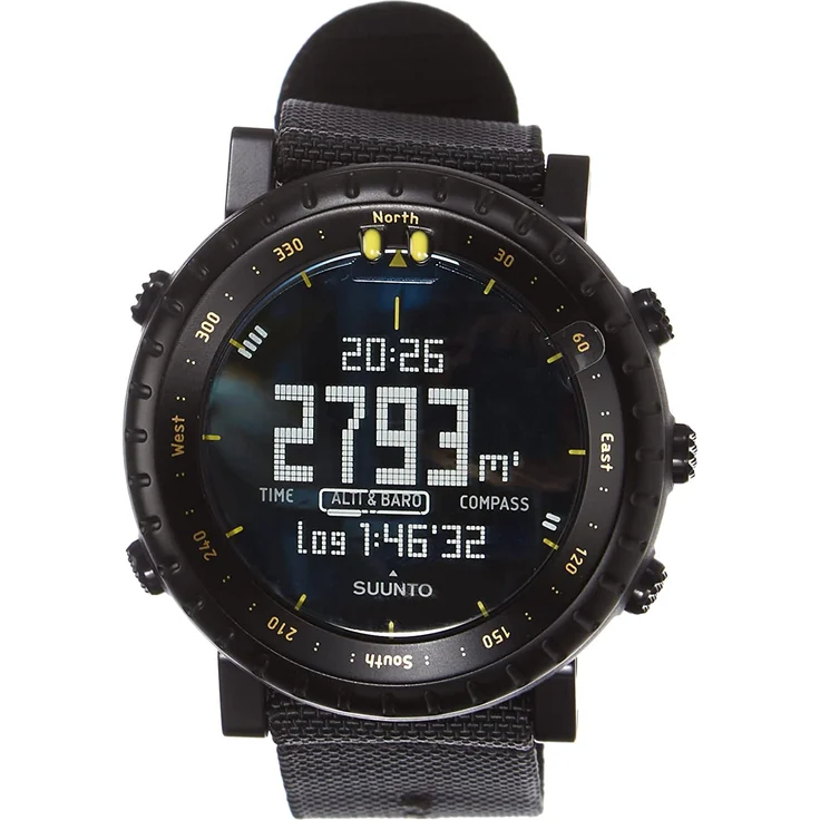Suunto Core Smartwatch Unisex, 49,1 mm, Kunststoffarmband, Black Yellow – Bild 2