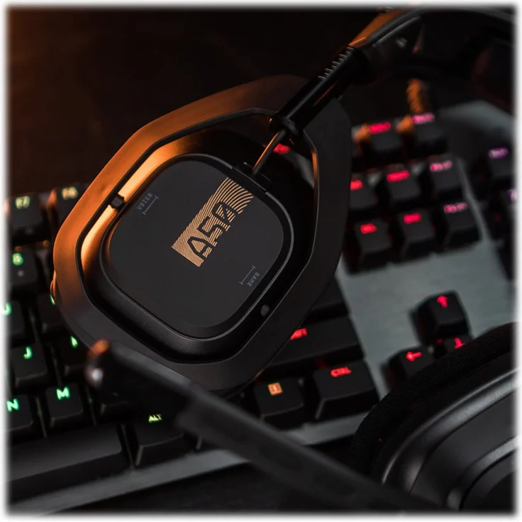 ASTRO Gaming A50 kabelloses Headset und Basisstation (4. Generation) mit Dolby Audio-Dolby Atmos (kompatibel mit PS4, PC, Mac) schwarz-silber – Bild 5