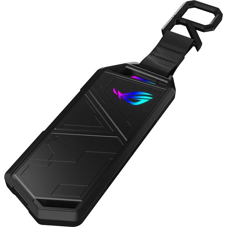 ASUS ROG Strix Arion M.2 NVMe-SSD-Gehäuse (USB 3.2 GEN2 Typ-C für bis zu 10Gbit-s, werkzeuglose Installation, Wärmeleitpads) – Bild 3