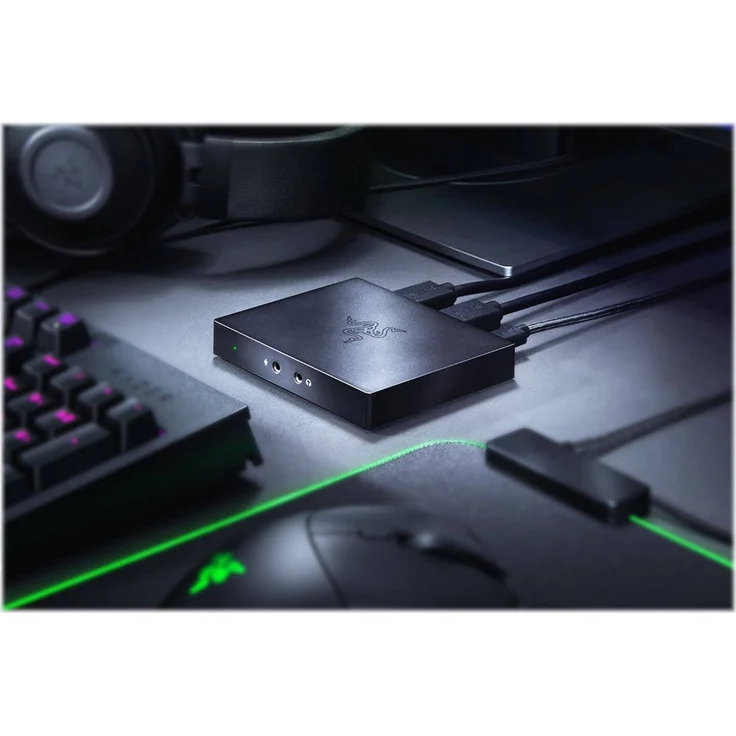 Razer Ripsaw HD - Game Capture Card für Profi-Streaming (Full-HD 1080p Aufzeichnungskarte, 60 FPS, 4K 60 FPS Passthrough, Audio Mixer, HDMI 2.0, USB 3.0, Mikrofon- und Kopfhörer-Anschluss) – Bild 4