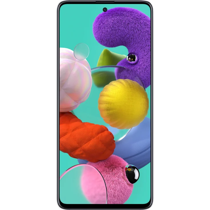 Samsung Galaxy A51 Smartphone 16,51cm (6,5 Zoll) Super AMOLED-Display, 128GB interner Speicher, 4GB RAM, Nano-SIM, Android, Prism Crush Black – Bild 8
