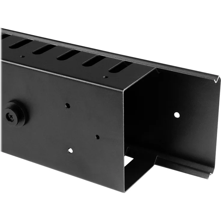 StarTech.com Vertikaler Kabelordner mit Finger Duct, 0U, 91cm, Rack Kabelmanager