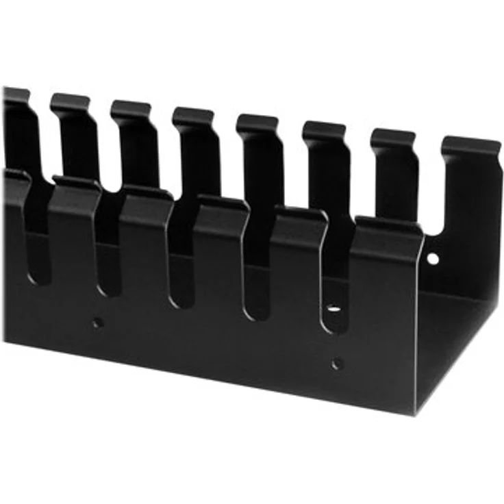 StarTech.com Vertikaler Kabelordner mit Finger Duct, 0U, 91cm, Rack Kabelmanager – Bild 5