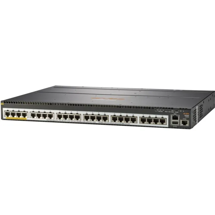 HP Enterprise Aruba 2930M 24 Smart Rate POE+ 1-Slot Switch L3 verwaltet x 1/2.5/5GBase-T an Rack montierbar PoE+ 860 W (JL324A)