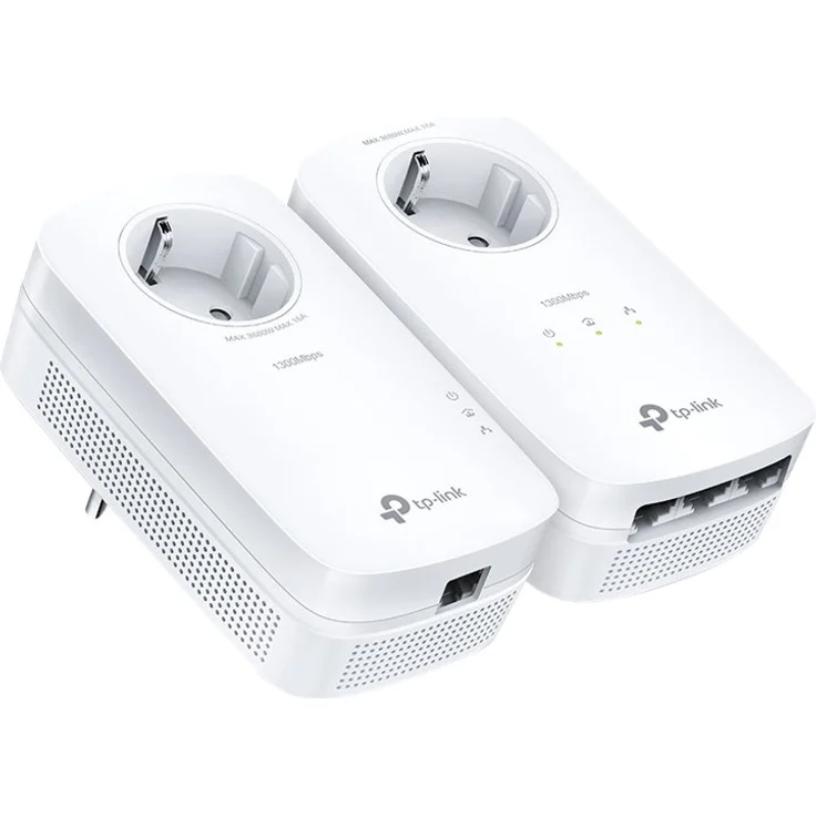 TP-Link Powerline AV1300 Passthrough, HomePlug AV2, RJ-45, 2er-Pack (TL-PA8033P-KIT) – Bild 2