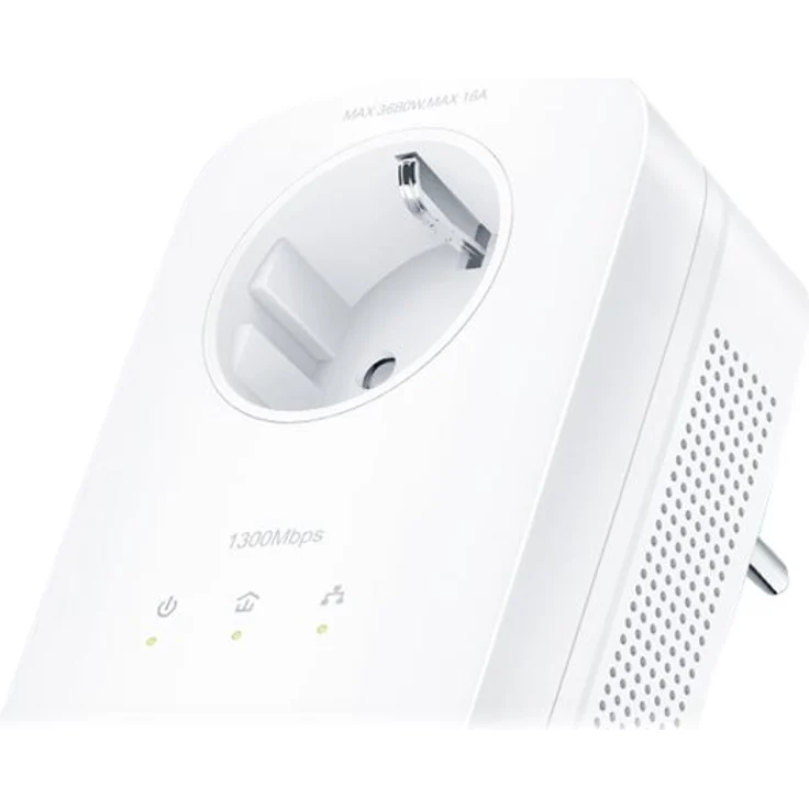 TP-Link Powerline AV1300 Passthrough, HomePlug AV2, RJ-45, 2er-Pack (TL-PA8033P-KIT) – Bild 4