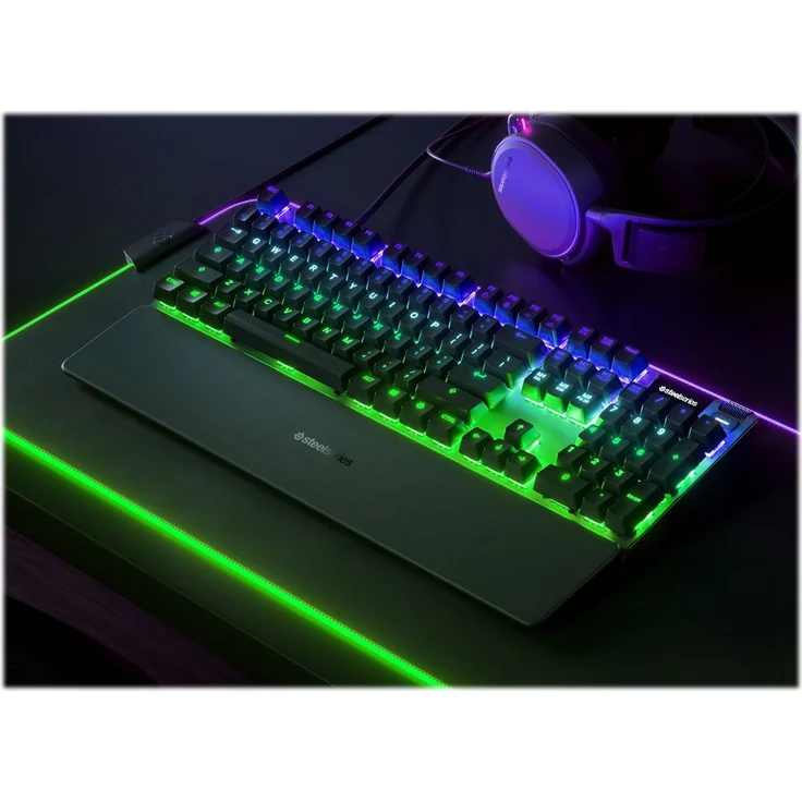 SteelSeries Apex Pro Mechanische Gaming-Tastatur Mechanischen Tasten mit anpassbarer Betätigung OLED Smart Display Amerikanisch Tastatur (QWERTY) - Standard - Layout – Bild 8