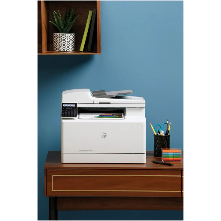 HP Color LaserJet Pro MFP M183fw (4-in-1) Multifunktionsdrucker - (Laser) Farbe, Druckgeschwindigkeit: 16 s/w, 4 Farbe, Auflösung: 600 x 600, USB, LAN, WLAN, AirPrint, Cloud Print (7KW56A) – Bild 7