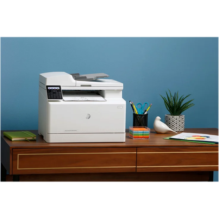 HP Color LaserJet Pro MFP M183fw (4-in-1) Multifunktionsdrucker - (Laser) Farbe, Druckgeschwindigkeit: 16 s/w, 4 Farbe, Auflösung: 600 x 600, USB, LAN, WLAN, AirPrint, Cloud Print (7KW56A) – Bild 8