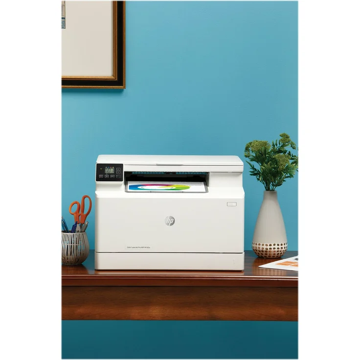 HP Color LaserJet Pro MFP M182n (3-in-1) Multifunktionsdrucker - (Laser) Farbe, Druckgeschwindigkeit: 16 s/w, 4 Farbe, Auflösung: 600 x 600, USB, LAN, AirPrint, Cloud Print (7KW54A) – Bild 8
