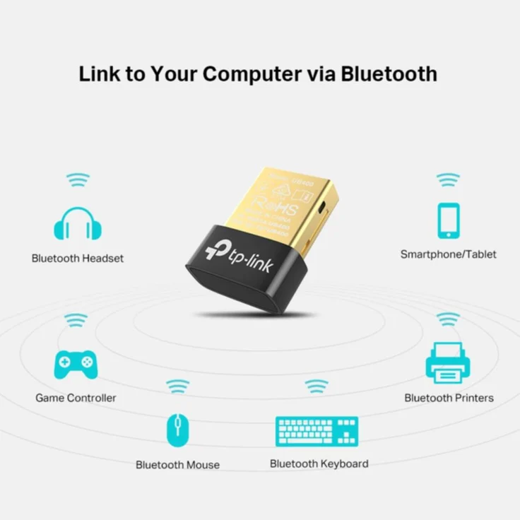 TP-Link UB400 Nano USB Bluetooth 4.0 Adapter Dongle (für PC Laptop Desktop Computer, unterstützt Windows 10-8.1-8-7-XP, Plug & Play für Windows 10-8.1-8) – Bild 6