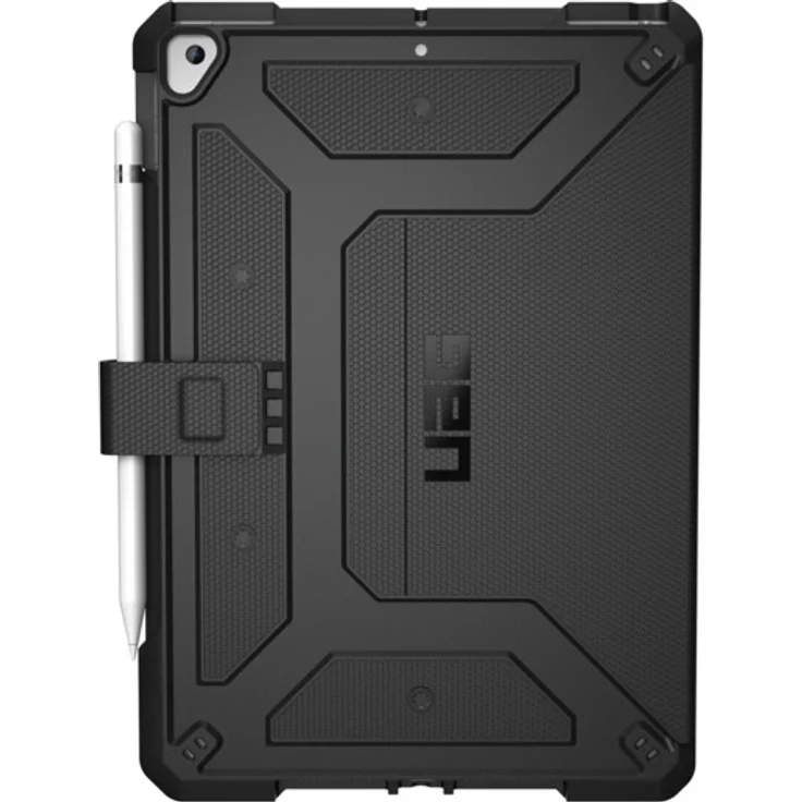 Urban Armor Gear Metropolis Hülle Apple iPad 10.2 (2019) Schutzhülle (Wake-Sleep Funktion, Apple Pencil Halter, Standfunktion, Smart Keyboard kompatibel) - schwarz – Bild 2