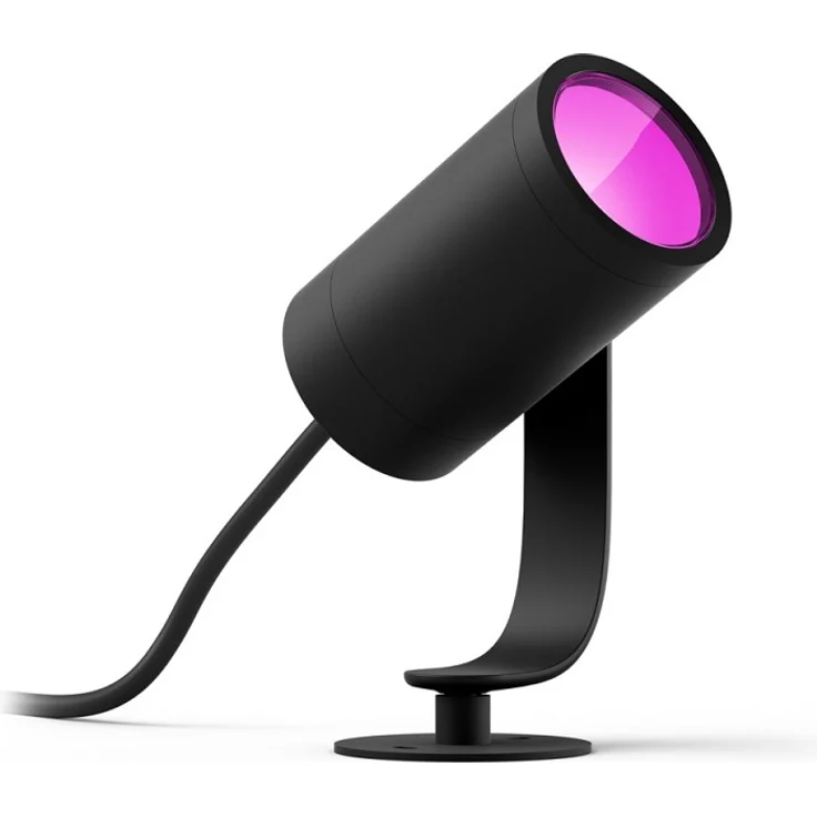 Philips Hue White and Color Ambiance LED Gartenstrahler Lily 1er Basis-Set, dimmbar, bis zu 16 Millionen Farben, steuerbar via App, kompatibel mit Amazon Alexa (Echo, Echo Dot) – Bild 2