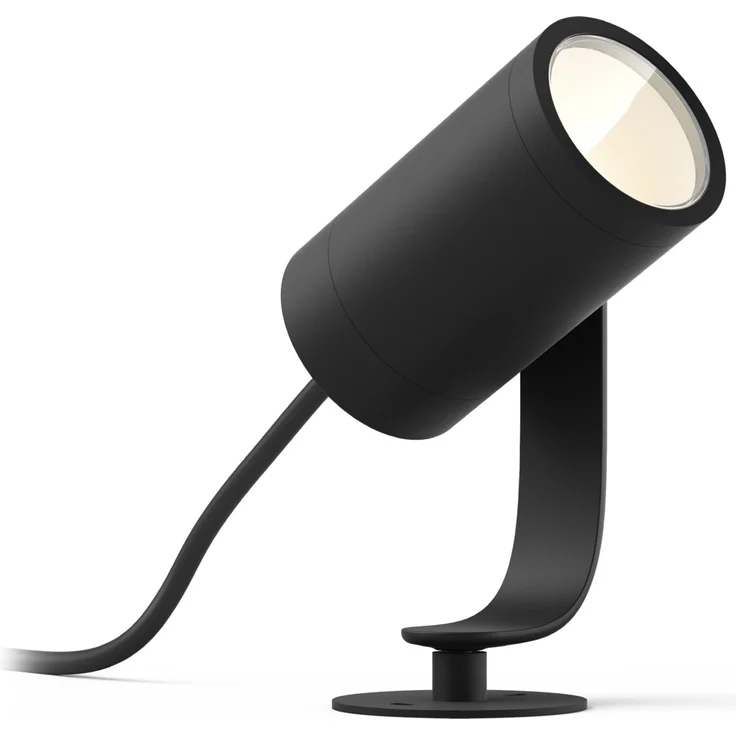 Philips Hue White and Color Ambiance LED Gartenstrahler Lily 1er Basis-Set, dimmbar, bis zu 16 Millionen Farben, steuerbar via App, kompatibel mit Amazon Alexa (Echo, Echo Dot) – Bild 1