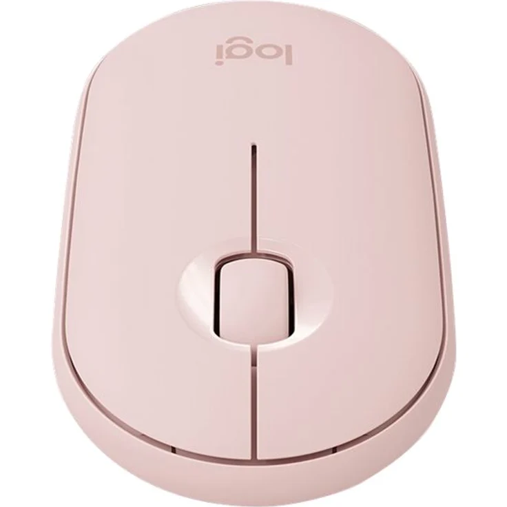 Logitech M350 Pebble Kabellose Maus, Bluetooth und 2.4 GHz Verbindung via Nano USB-Empfänger, 18-Monate Akkulaufzeit, 3 Tasten, Leises Klicken und Scrollen, PC-Mac-iPadOS - rosa – Bild 7