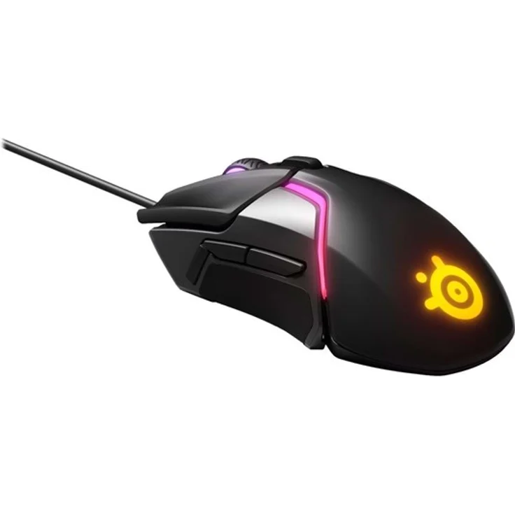 SteelSeries Rival 600 Gaming-Maus 12.000 CPI TrueMove3+ Dual Optical Sensor 0,05 Lift-off-Distanz Gewichtssystem RGB-Beleuchtung – Bild 2