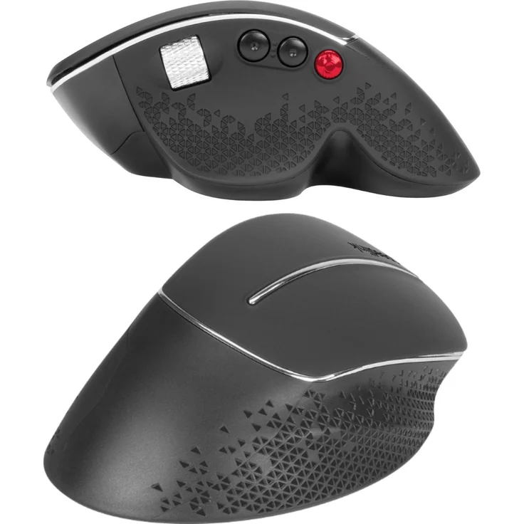 Speedlink LITIKO Ergonomic Mouse - Kabellose PC-Maus - Praktisches Daumenscrollrad - Haltungsverbessernde Form - Treiberlose Installation, schwarz – Bild 7