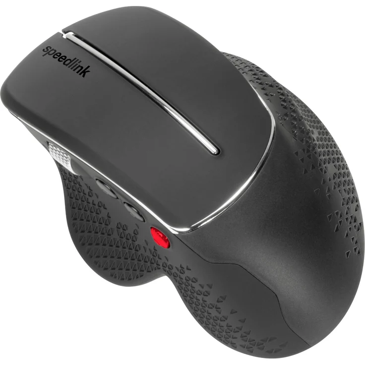 Speedlink LITIKO Ergonomic Mouse - Kabellose PC-Maus - Praktisches Daumenscrollrad - Haltungsverbessernde Form - Treiberlose Installation, schwarz – Bild 6