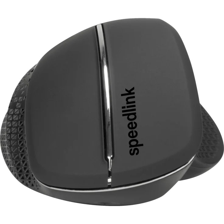 Speedlink LITIKO Ergonomic Mouse - Kabellose PC-Maus - Praktisches Daumenscrollrad - Haltungsverbessernde Form - Treiberlose Installation, schwarz – Bild 4