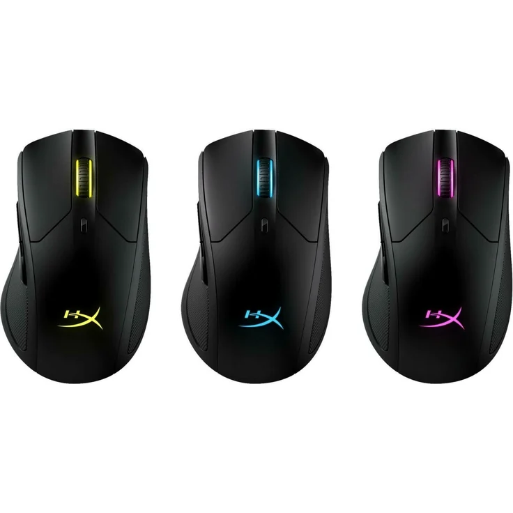 HyperX HX-MC006B Pulsefire Dart - Kabellose RGB Gaming Maus, Softwaregesteuerte Anpassung, 6 Programmierbare Knöpfe, Qi-Charging Batterie bis zu 50 Stunden - PC, PS4, Xbox One kompatibel – Bild 6