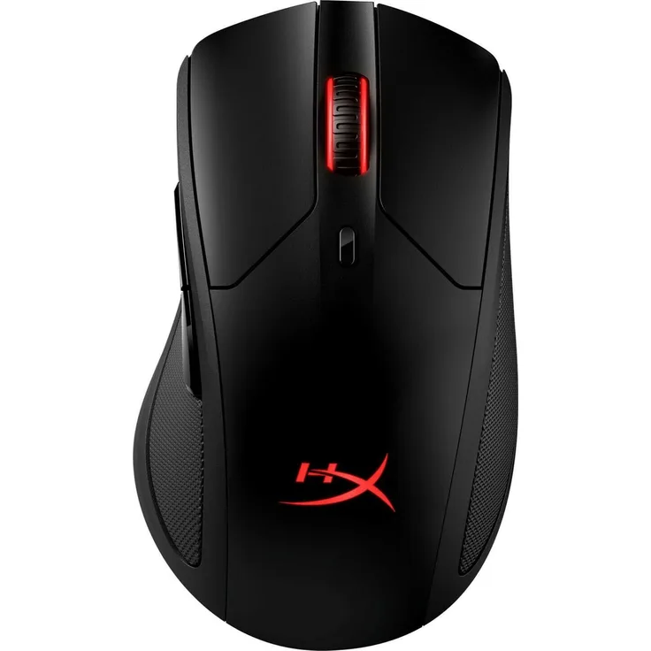 HyperX HX-MC006B Pulsefire Dart - Kabellose RGB Gaming Maus, Softwaregesteuerte Anpassung, 6 Programmierbare Knöpfe, Qi-Charging Batterie bis zu 50 Stunden - PC, PS4, Xbox One kompatibel