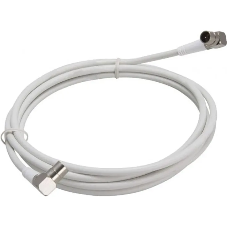 Triax SAT-Anschlusskabel 5m Quick-F-Winkel ws TCFA HQ 500