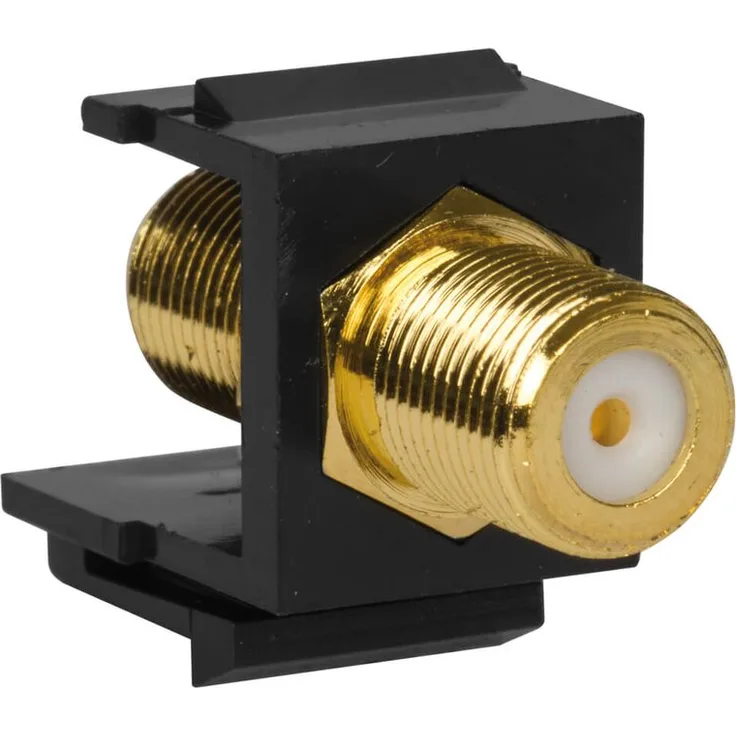 Rutenbeck Kommunikationsadapter KMK-BNC-F sw Keystone Koax-Steckverbinder 4043921658611