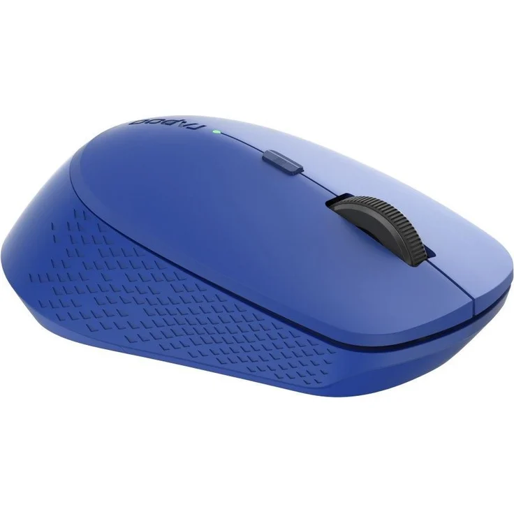 Rapoo M300 kabellose Multimodus-Maus - Bluetooth 3.0, 4.0, 2,4 GHz, 1.600 DPI Sensor, geräuschlose Tasten, blau – Bild 3