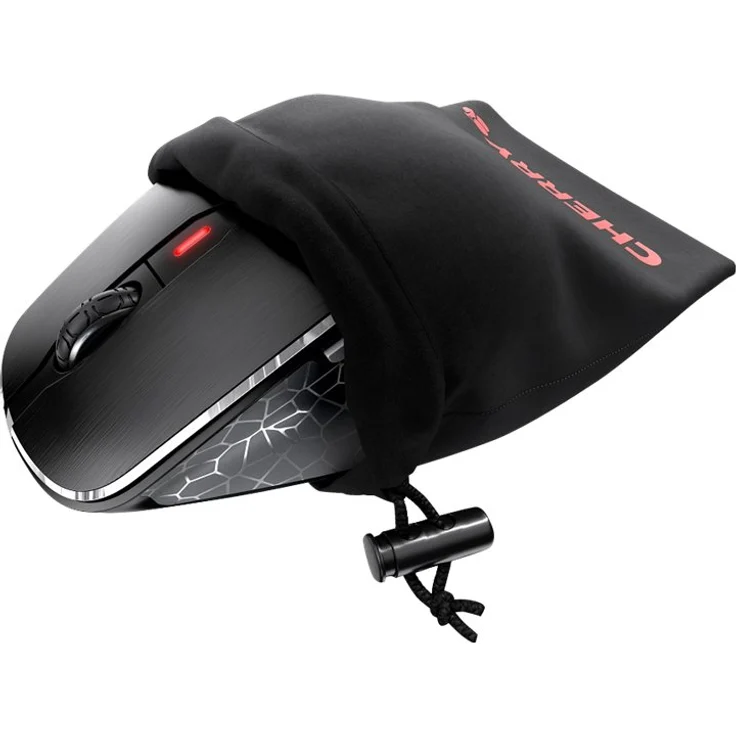 CHERRY MW 8 Ergo Ergonomische, kabellose Maus Wiederaufladbar Armschonend Langlebig Schwarz – Bild 3