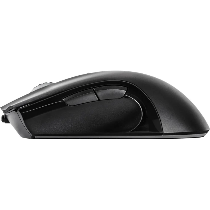 Qpad DX-120 Pro Gaming Maus, Computermaus für PC, Laptop, Computer, Mac, MacBook, Optical Mouse mit optischem Sensor für FPS Spiele, 12.000 DPI, LED Beleuchtung, kabelgebunden (Wired), USB, Schwarz – Bild 4