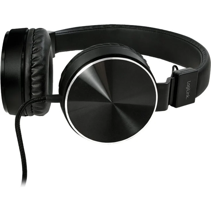 LogiLink HS0049BK Over-Ear-Kopfhörer, schwarz – Bild 3