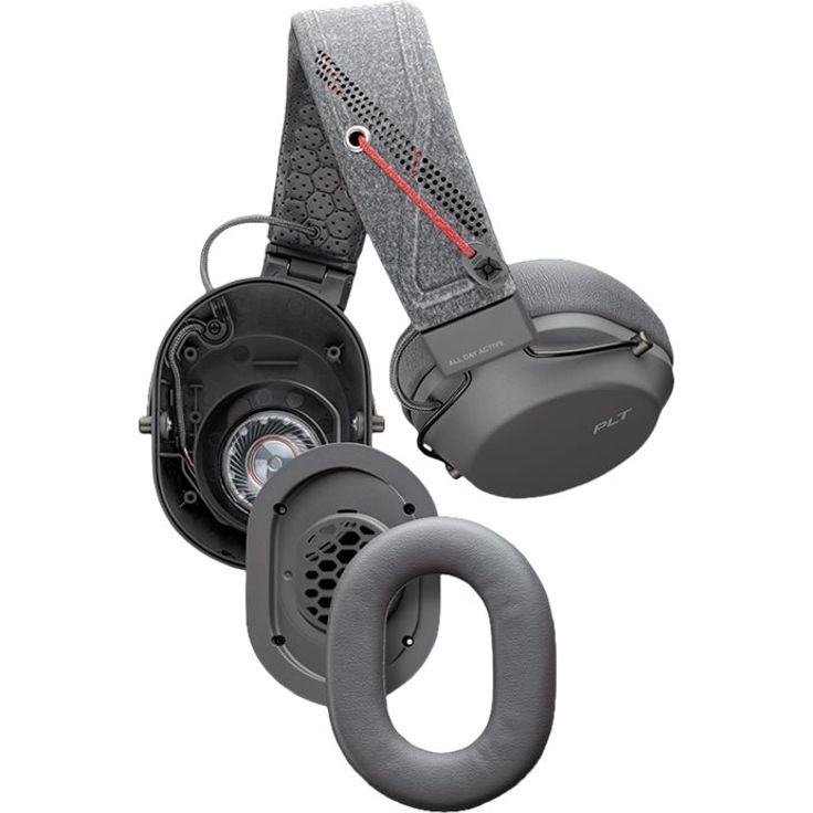 Plantronics BACKBEAT FIT 6100 Over-Ear-Kopfhörer, mit Bluetooth, Mikrofon, grau – Bild 8