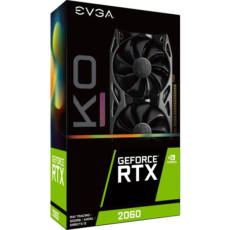 EVGA GeForce RTX 2060 KO Ultra Gaming, 06G-P4-2068-KR, 6 GB GDDR6, Dual Fans, Metal Backplate – Bild 7