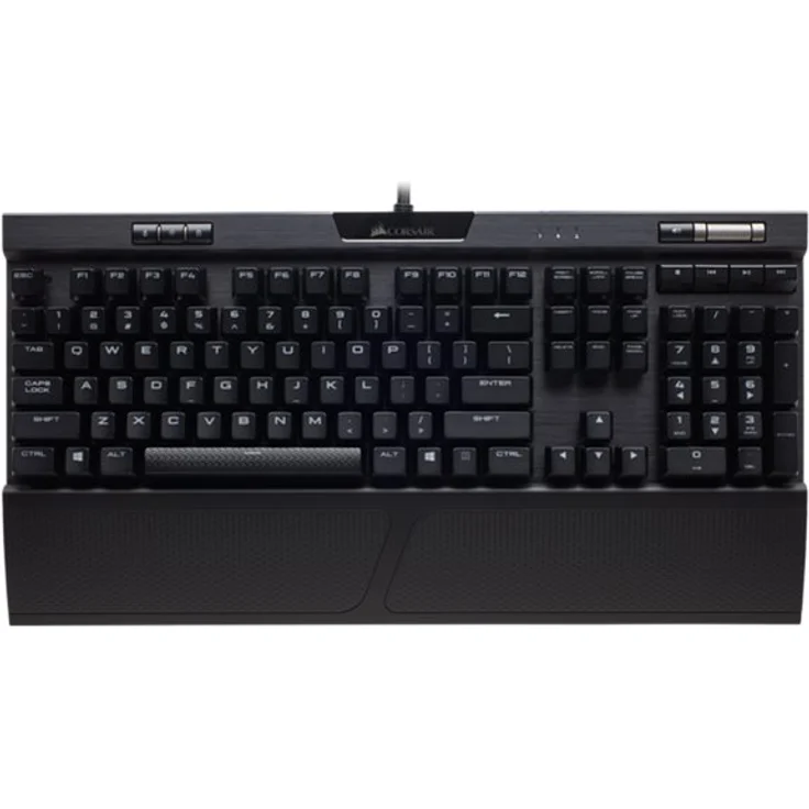 CORSAIR Gaming K70 RGB MK.2 LOW PROFILE RAPIDFIRE Mechanical - Tastatur - backlit - USB - USA QWERTY - CHERRY MX Low Profile RGB Speed - eloxiertes Aluminium (CH-9109018-NA) – Bild 8