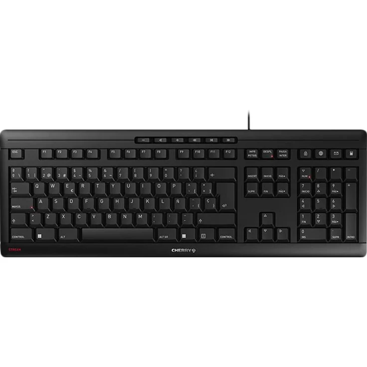 CHERRY STREAM - Tastatur - USB - Spanisch QWERTY - CHERRY SX - Schwarz (JK-8500ES-2) – Bild 1