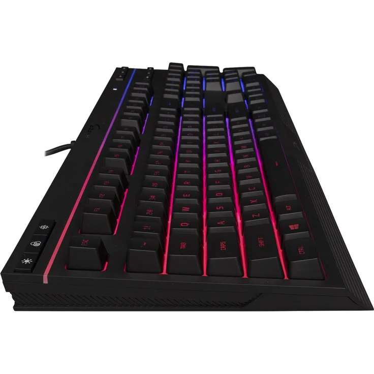 HyperX Alloy Core RGB Tastatur USB QWERTY US Englisch Schwarz - Tastaturen (Standard, USB, Membran-Schlüsselschalter, QWERTY, RGB-LED, Schwarz) – Bild 4