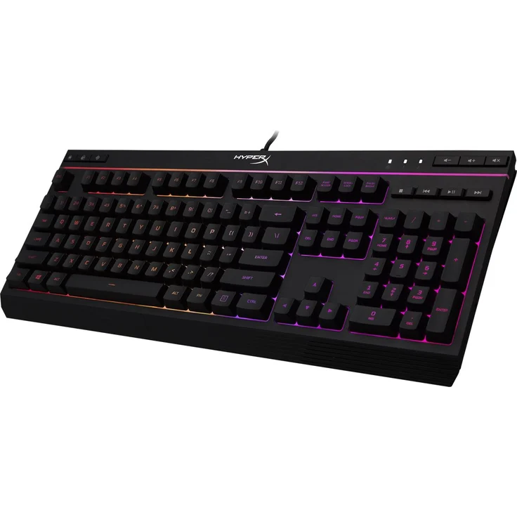 HyperX Alloy Core RGB Tastatur USB QWERTY US Englisch Schwarz - Tastaturen (Standard, USB, Membran-Schlüsselschalter, QWERTY, RGB-LED, Schwarz) – Bild 3