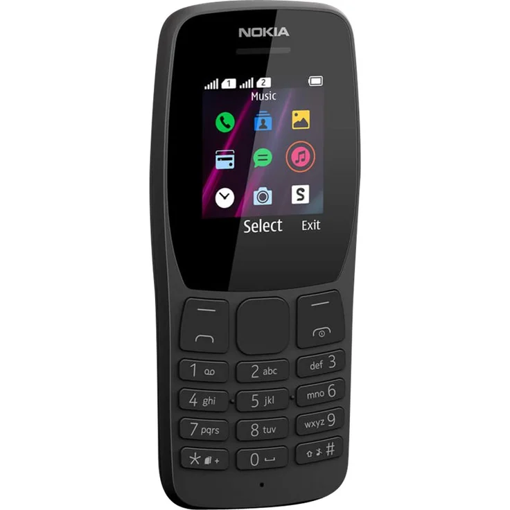Nokia 110 Schwarz Dual SIM – Bild 2