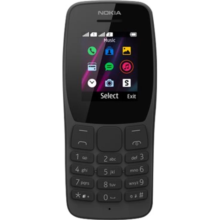 Nokia 110 Schwarz Dual SIM – Bild 4