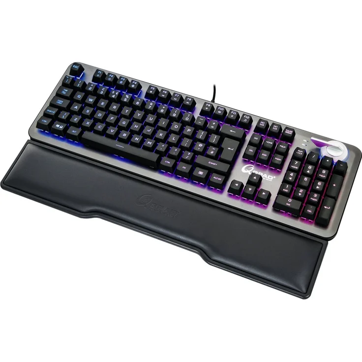 QPAD MK-95 - Tastatur - mit Lautstärkerad - backlit - USB - Deutsch QWERTZ (4715109798364) – Bild 3