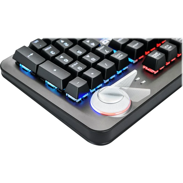 QPAD MK-95 - Tastatur - mit Lautstärkerad - backlit - USB - Deutsch QWERTZ (4715109798364) – Bild 5
