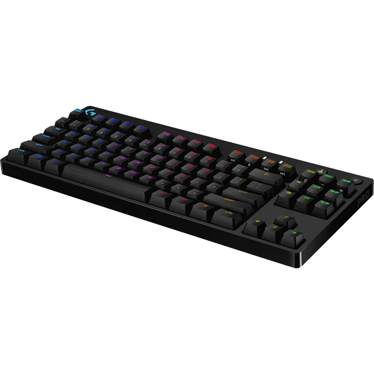 Logitech G Pro Mechanical Gaming Keyboard - Tastatur - backlit - USB - QWERTZ - Deutsch - GX Blue Clicky - Schwarz (920-009389) – Bild 6