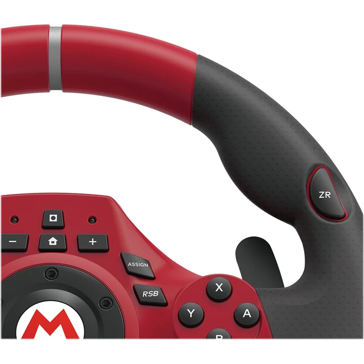 Hori Mario Kart Racing Wheel Pro Deluxe Schwarz, Rot (NSW-228U) (Switch) – Bild 4