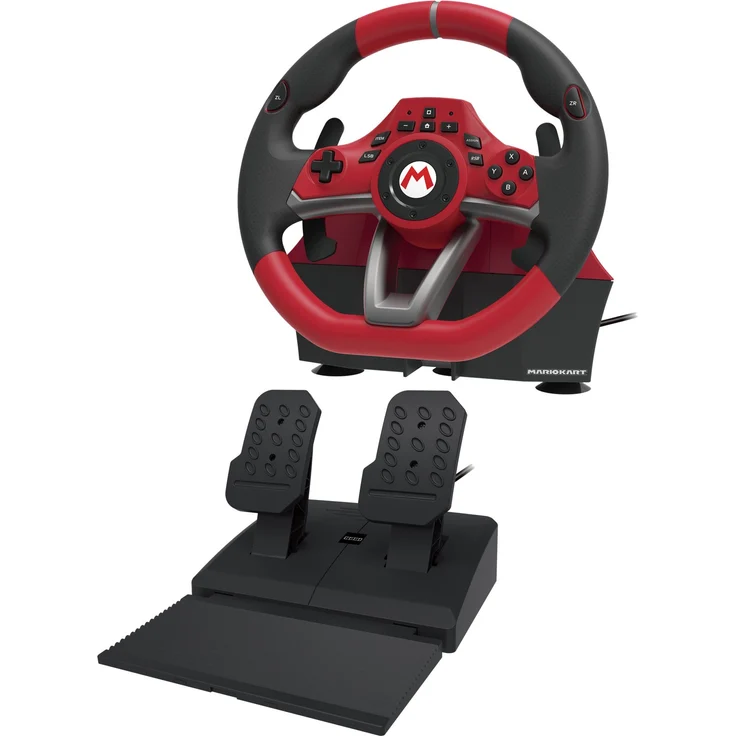 Hori Mario Kart Racing Wheel Pro Deluxe Schwarz, Rot (NSW-228U) (Switch) – Bild 3