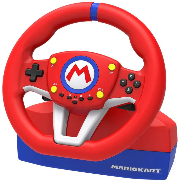 Hori Mario Kart Racing Wheel Pro Mini Rot, Blau (NSW-204U) (Switch) – Bild 2